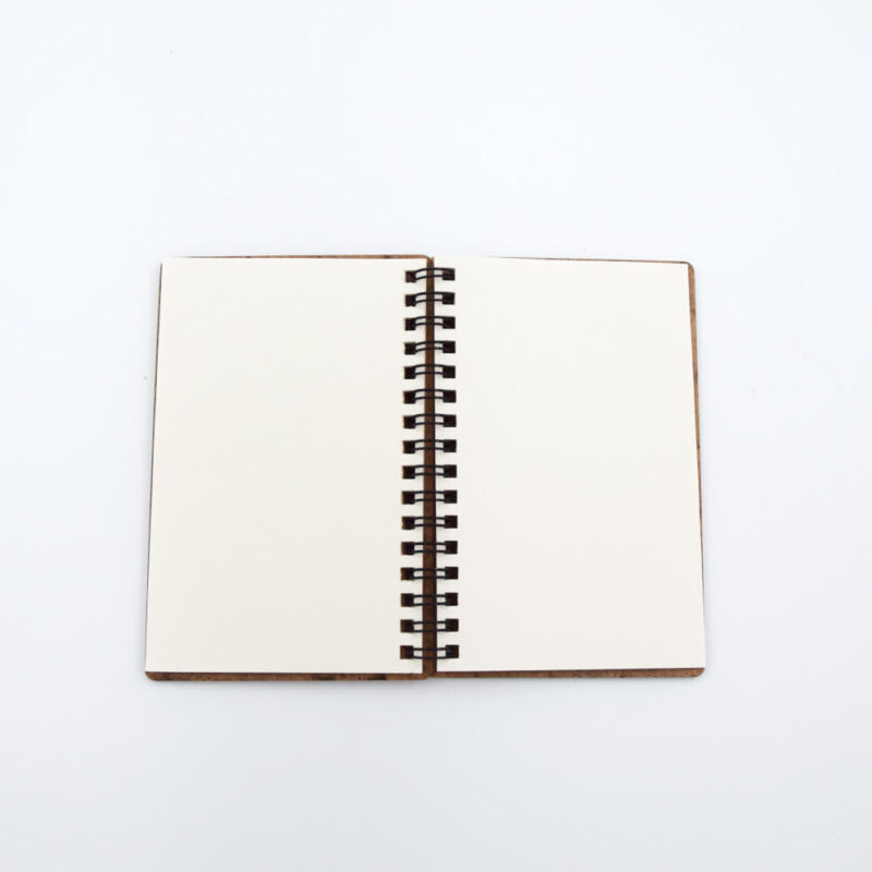2417 - Ahşap Kapaklı Defter 9 x 14 cm - Görsel 3