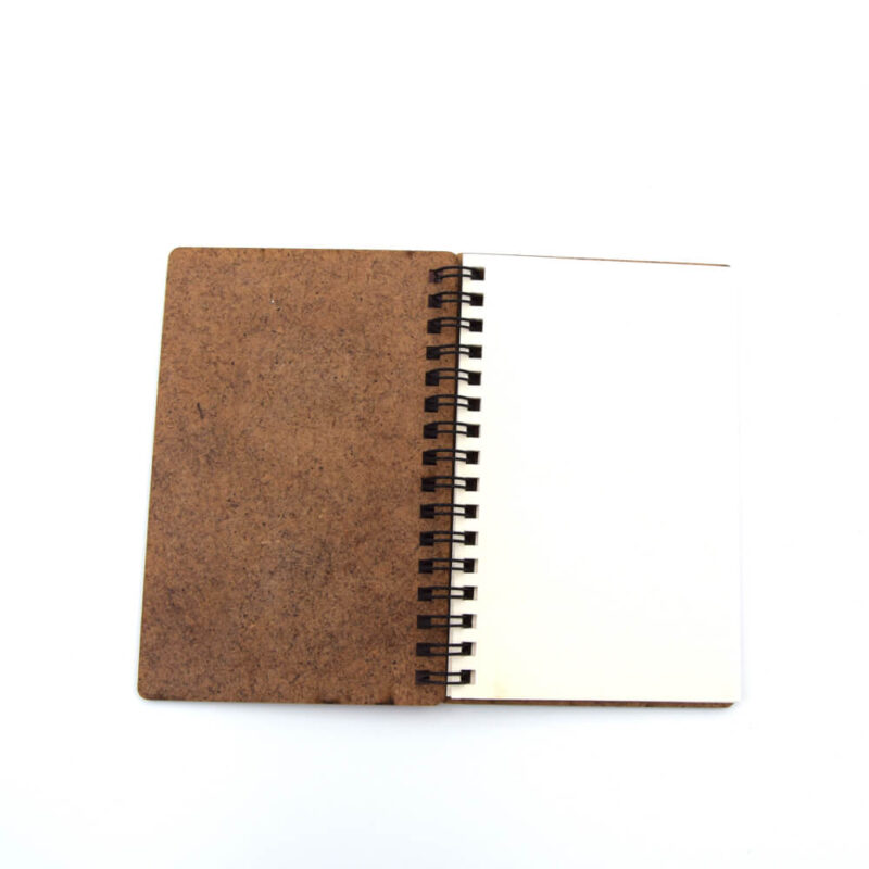 2417 - Ahşap Kapaklı Defter 9 x 14 cm - Görsel 2
