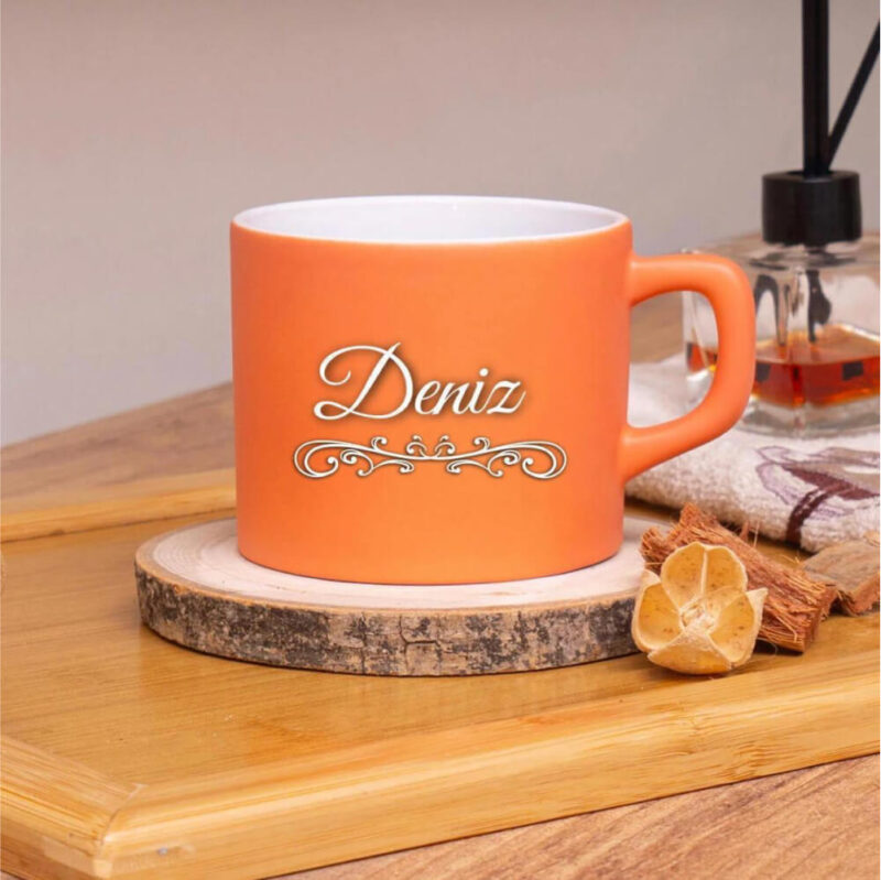 2613 - Seramik Nescafe Fincanı - Görsel 4