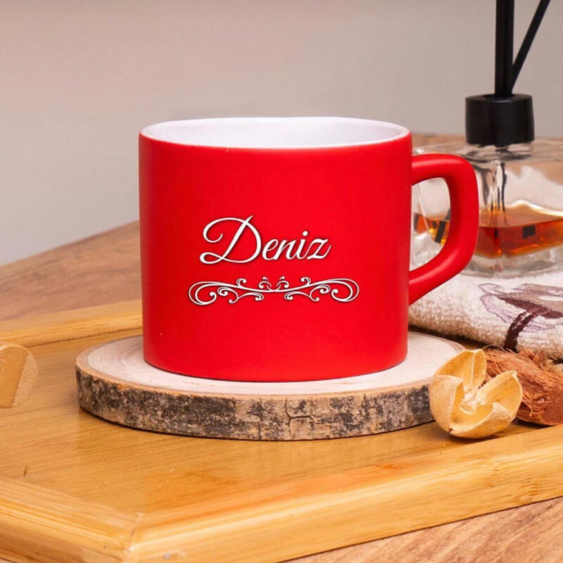 2613 - Seramik Nescafe Fincanı - Görsel 8