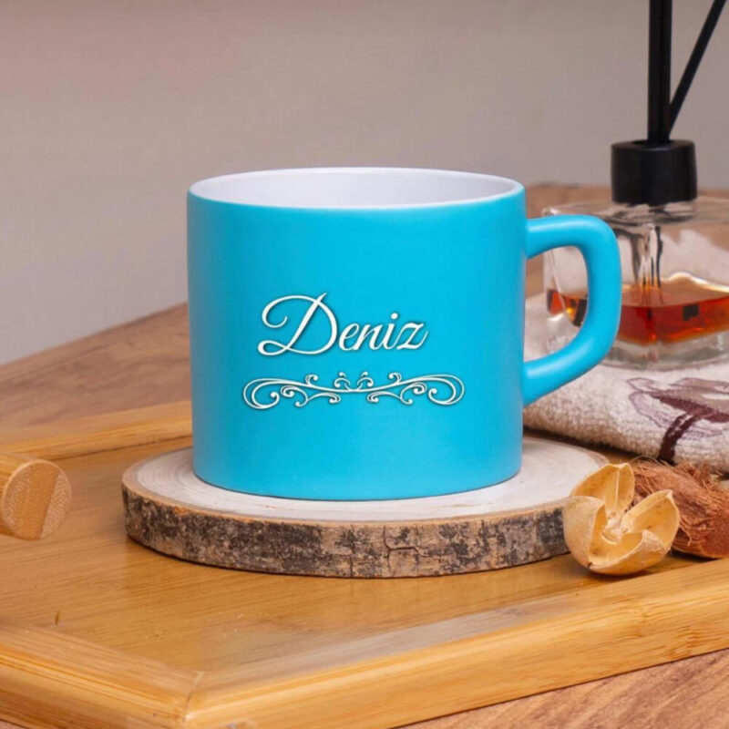 2613 - Seramik Nescafe Fincanı - Görsel 9