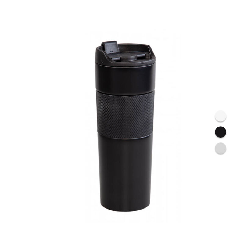 6104 - French Press Çelik Termos - 450 ML - Görsel 5