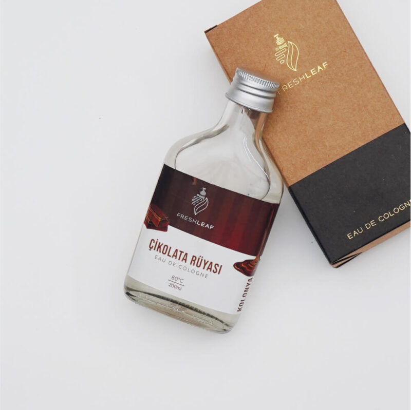 6711 - Cam Şişe Kolonya 200 ml - Görsel 4