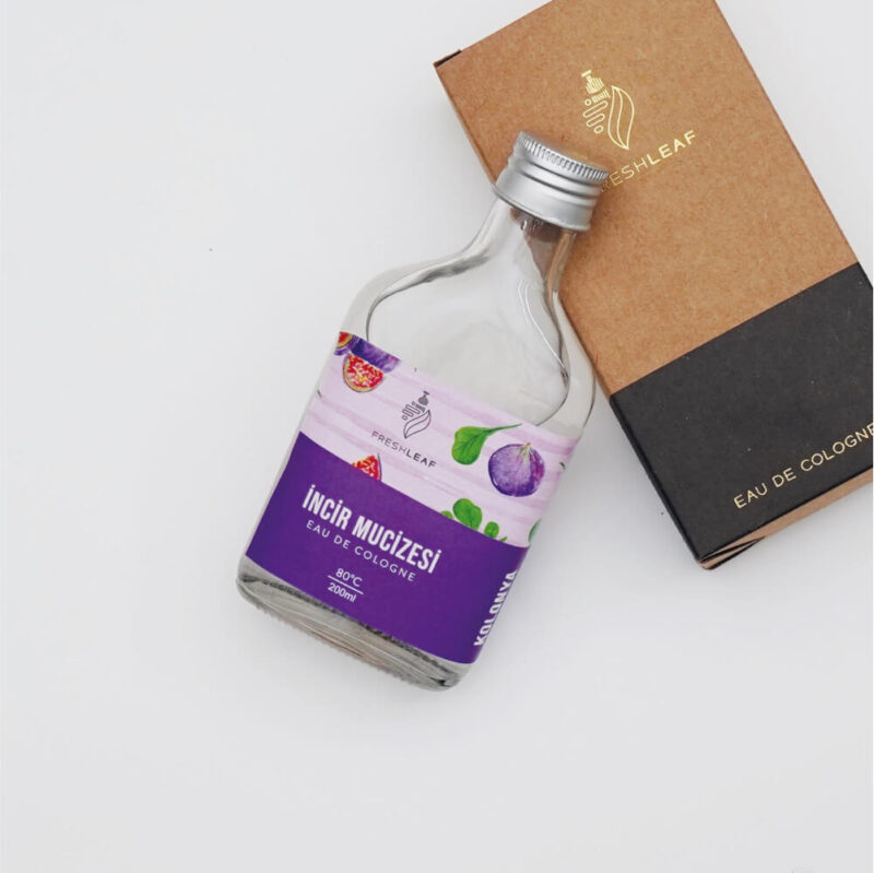 6711 - Cam Şişe Kolonya 200 ml - Görsel 5