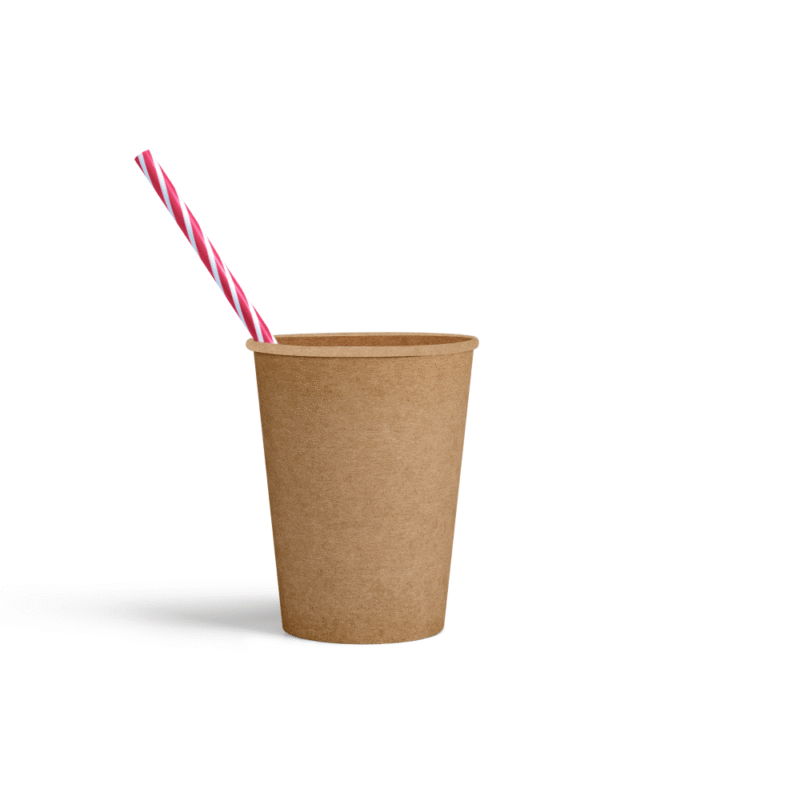 7412 - 7 oz Kraft Karton Bardak - Görsel 2