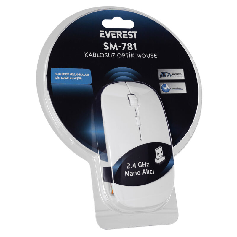 8226 - Siyah Optik Nano Receive Kablosuz Mouse - Görsel 18