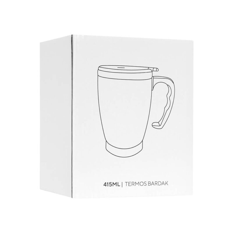 6118 - Paslanmaz Çelik Kupa 415 ml - Görsel 3