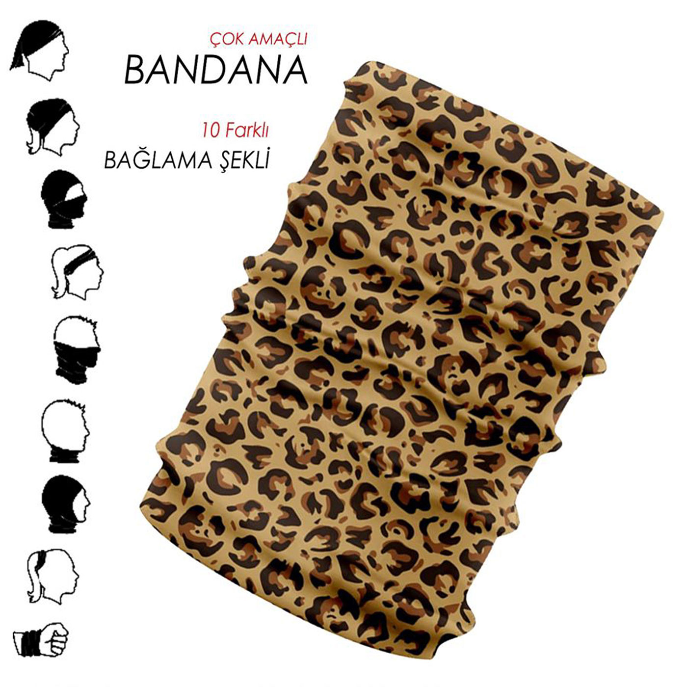 6513 - Çok Amaçlı Bandana - Görsel 3