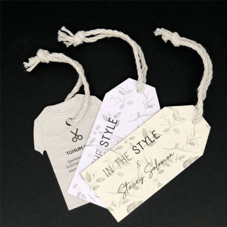 4836 - Tohumlu Yaka Etiketi - 10 x 4,5 cm