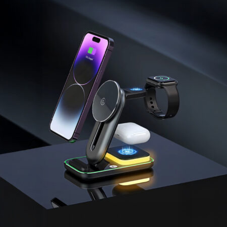 5845 - 3'ü 1 arada Wireless Şarj Cihazı