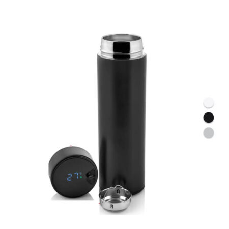 6125 - Dijital Göstergeli Süzgeçli Termos - 450 ML