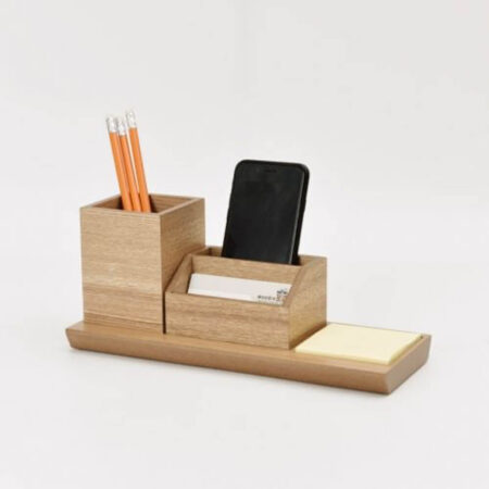 6224 - Ahşap Masaüstü Organizer