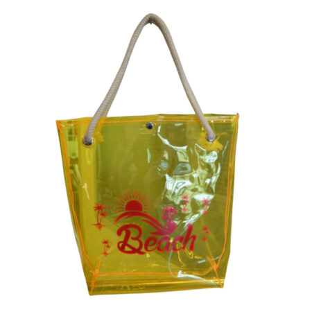 8734 - PVC Plaj Çantası 41 x 38 x 12 cm