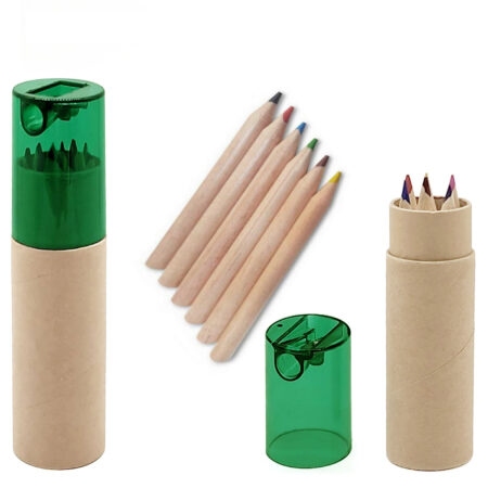 6216 - 6'lı Yarım Boy Boya Kalemi Seti