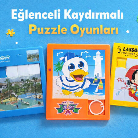 3604 - Kaydırmalı Plastik Puzzle